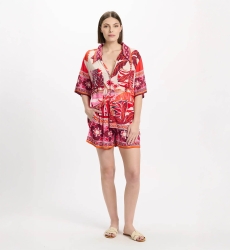 Miss June Paris — Chemise Reese Rouge