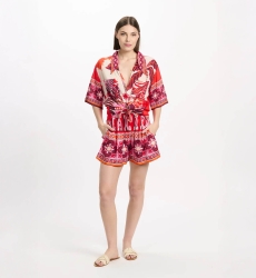 Miss June Paris — Kassie Red Shorts