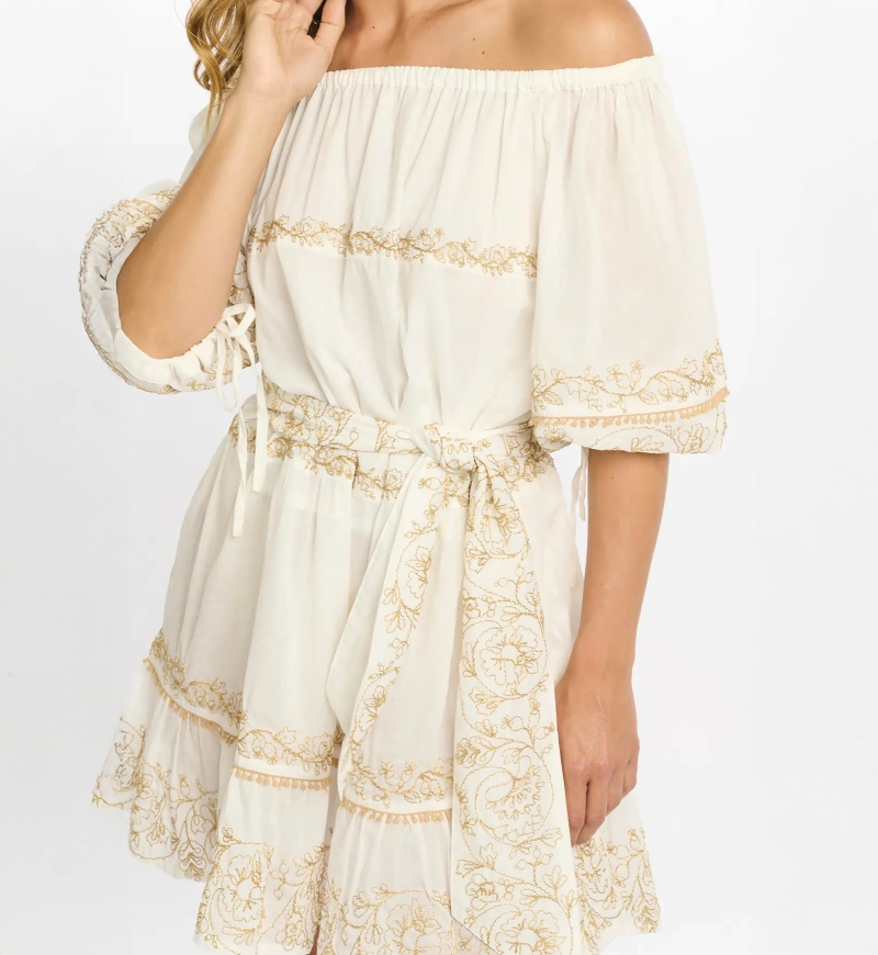 Miss June Paris — Vestido Corto Layla Bardot