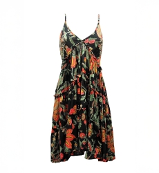 Robe Courte Duo - fleurie - coton - Miss June Paris - 4