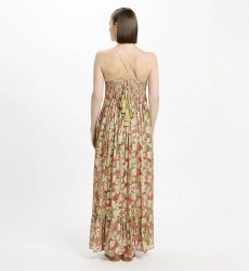 Dress Bari Long Dress+thin Straps+lining - Miss June Paris - 4