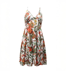 Robe Courte Duo - fleurie - coton - Miss June Paris - 3
