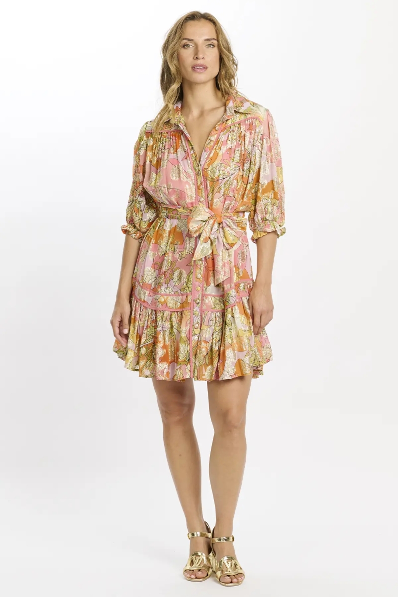 Miss June Paris — Cyra Pink Short Dress