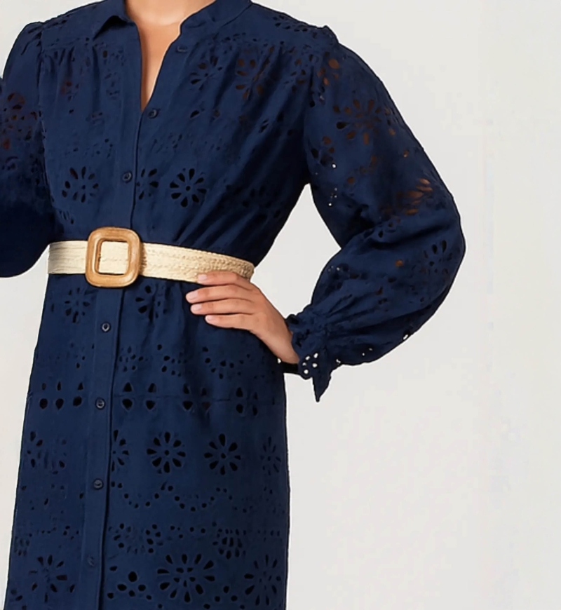 Miss June Paris — Nao Short Dress Navy