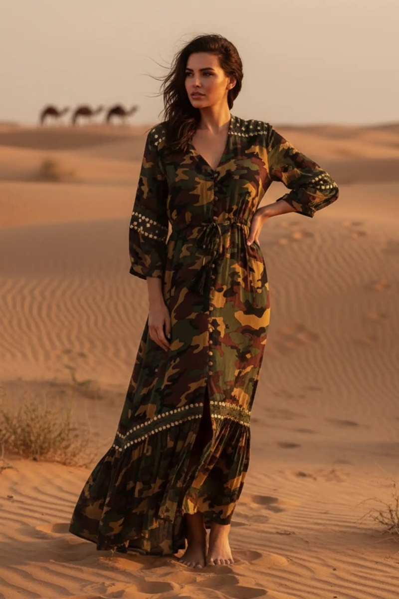 Miss June Paris — Long Dress Sahara