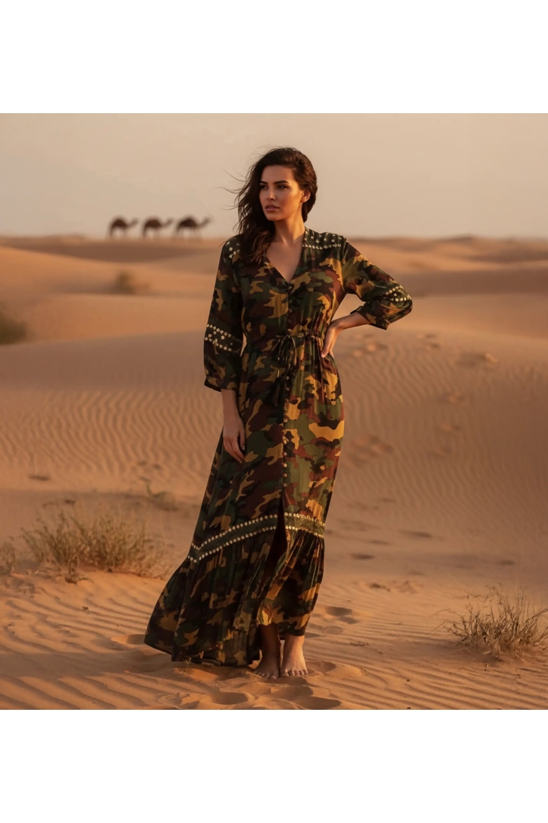 Miss June Paris — Robe Longue Sahara