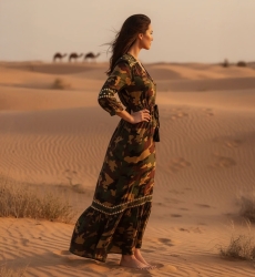 Miss June Paris, Vestido Largo Sahara