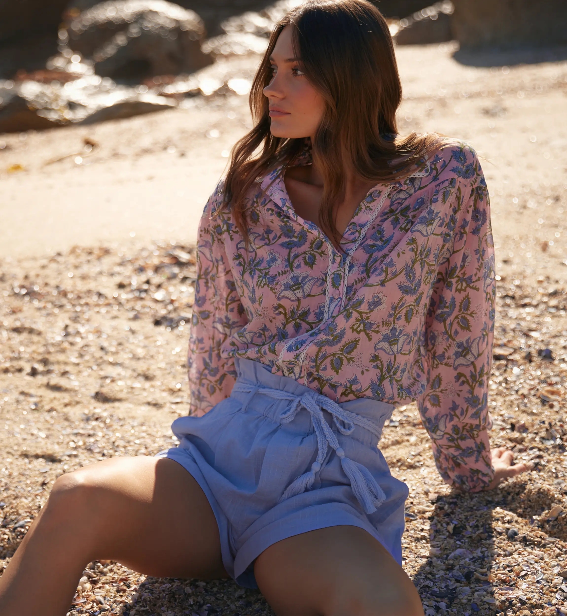 Miss June Paris — Azalee Pink Shirt