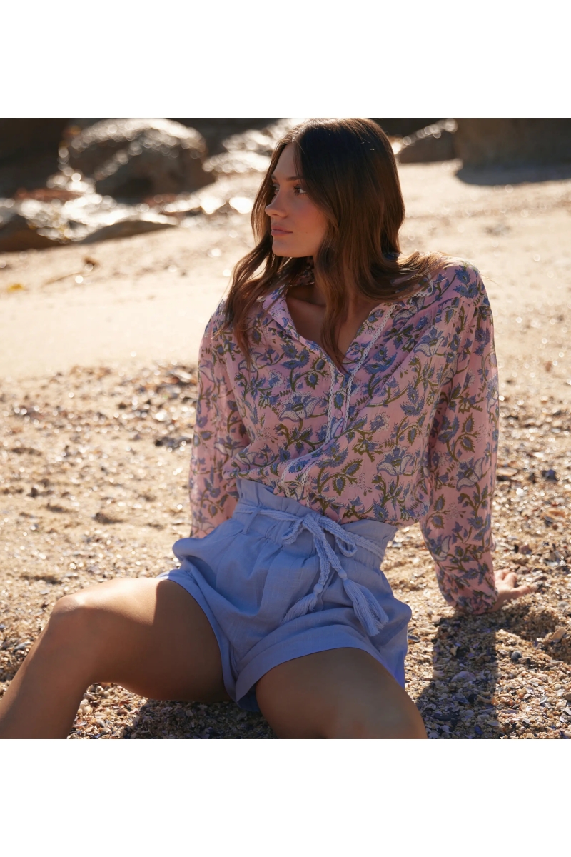 Miss June Paris — Camisa Azalee Rosa