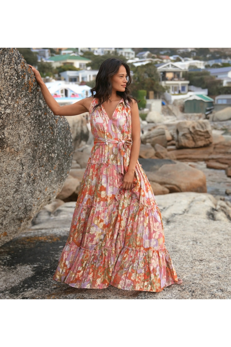 Miss June Paris — Brooke Maxi Dress Pink