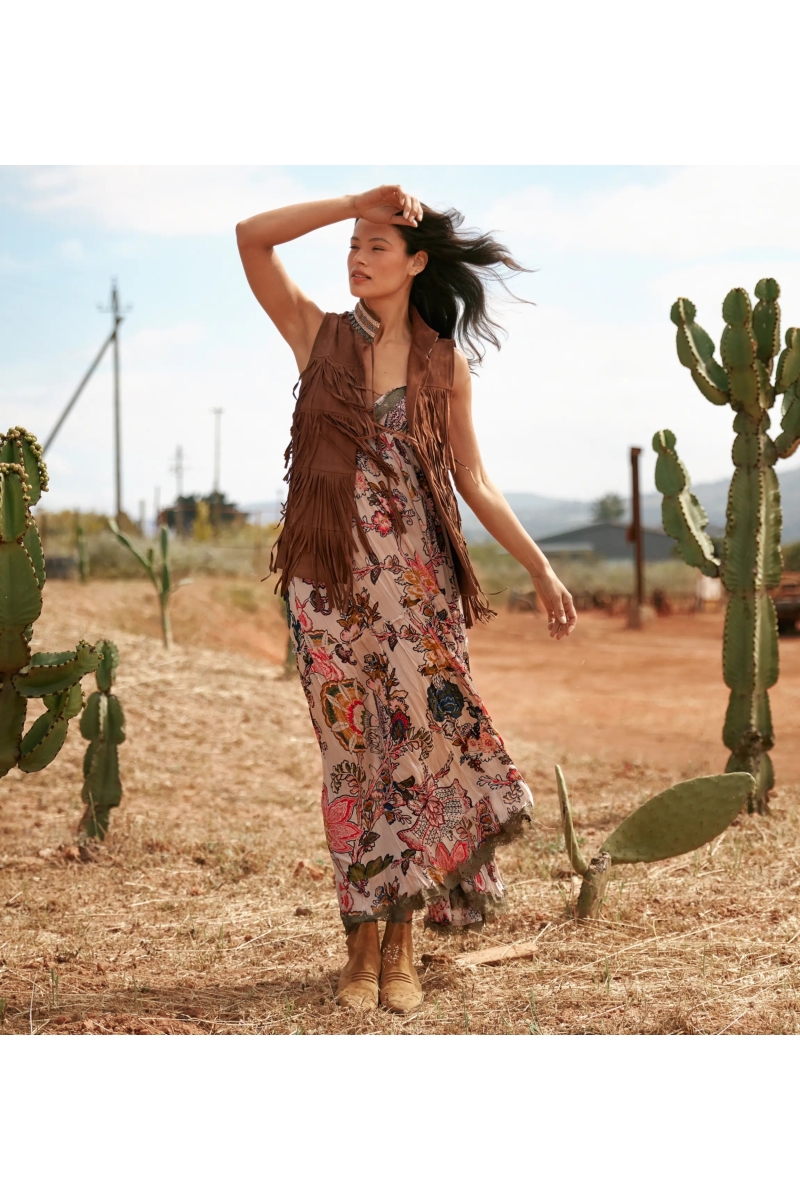 Miss June Paris — Gilet Sans Manches Western