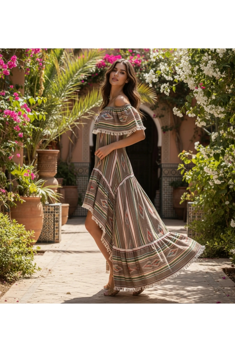 Miss June Paris — Robe Longue Santa Fe