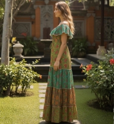 Miss June Paris — Long Dress Gardenia