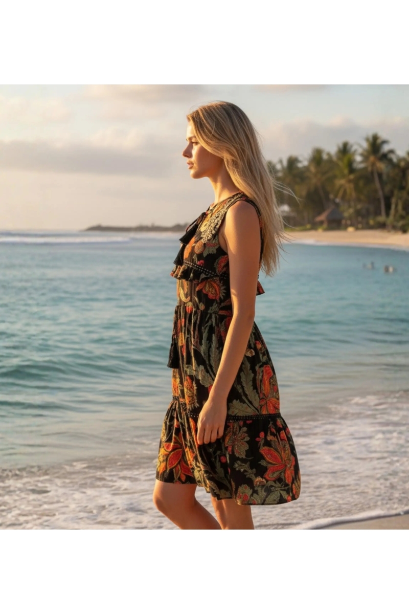 Miss June Paris — Vestido Corto Pacific