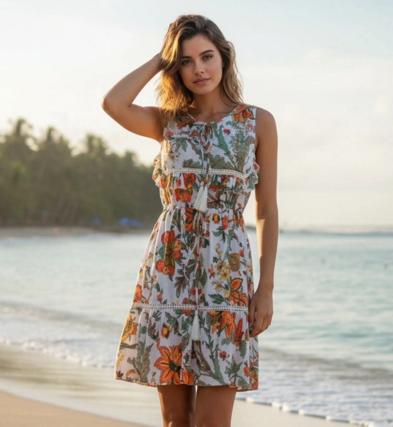 Miss June Paris — Short Dress Pacific