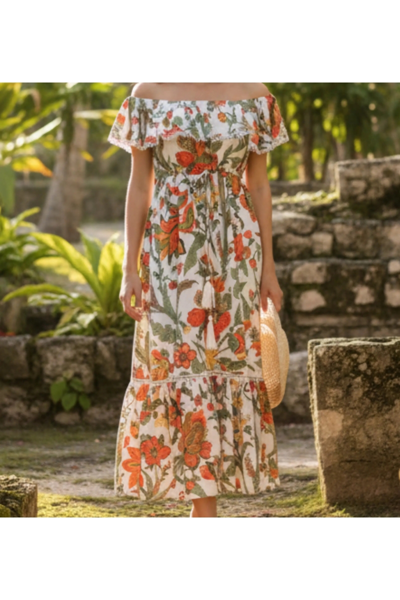 Miss June Paris — Vestido Midi Bolero