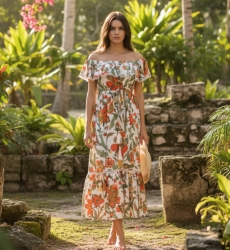 Miss June Paris — Vestido Midi Bolero