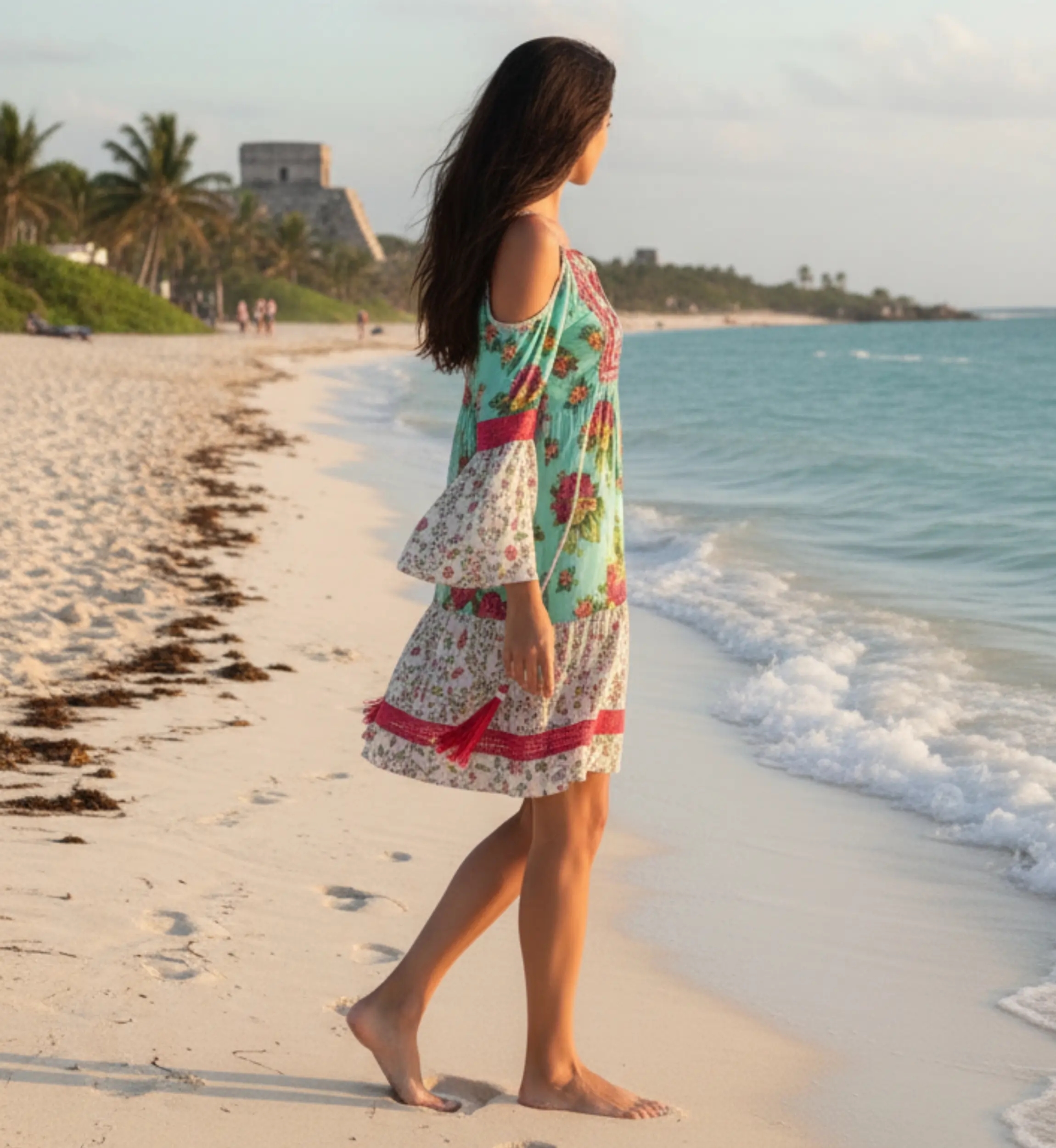 Miss June Paris — Short Dress Tropical