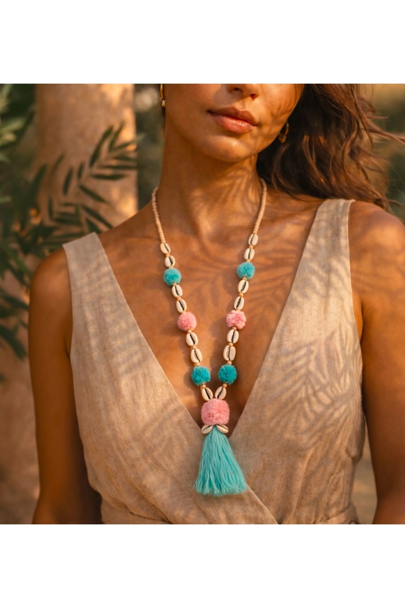 Miss June Paris — Pom-pom Necklace