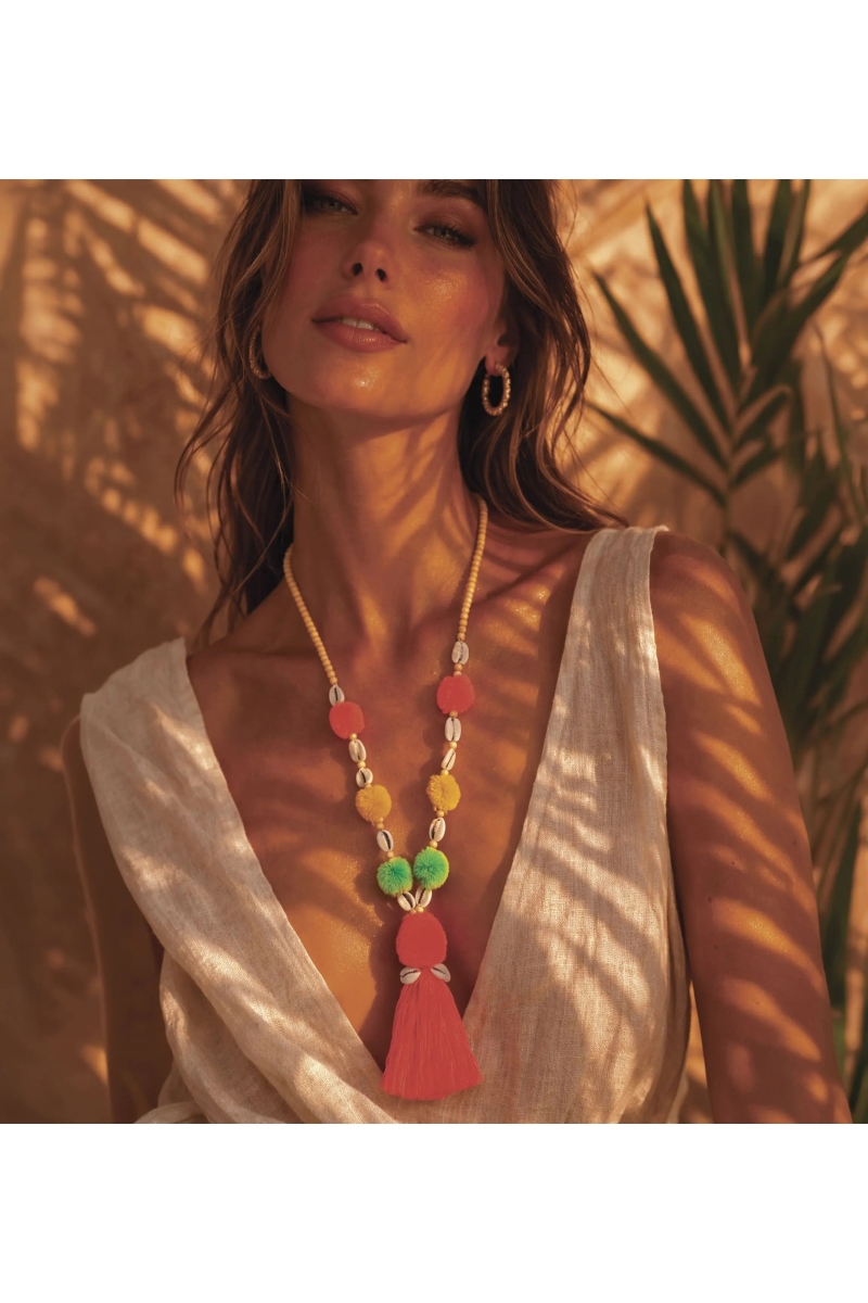 Miss June Paris — Pom-pom Necklace