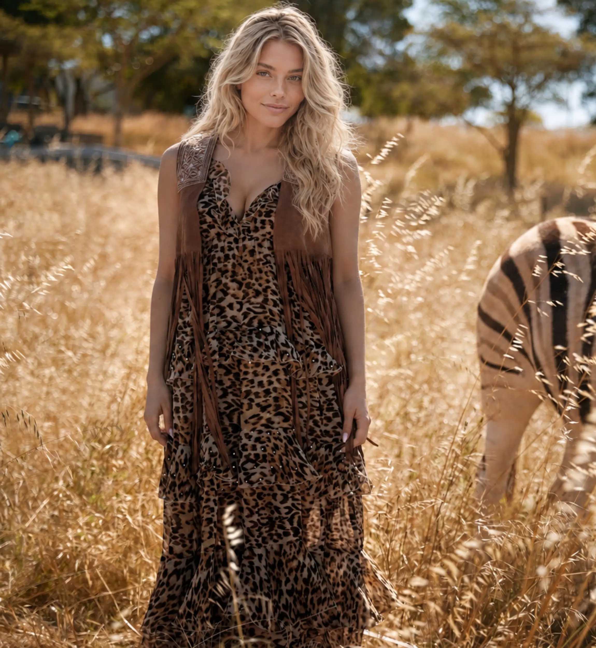 Fleetwood Vest | Fringed Bohemian Vest — Miss June