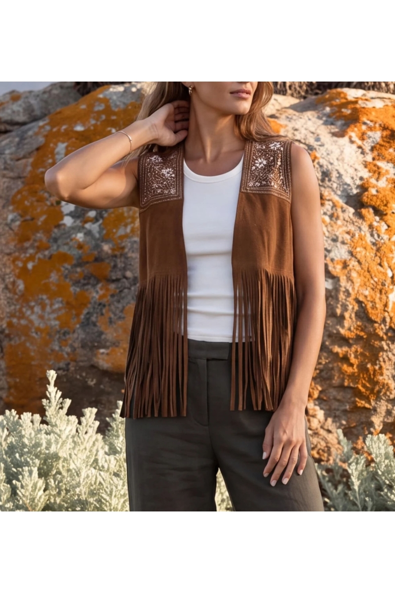 Miss June Paris, Gilet Sans Manches Fleetwood