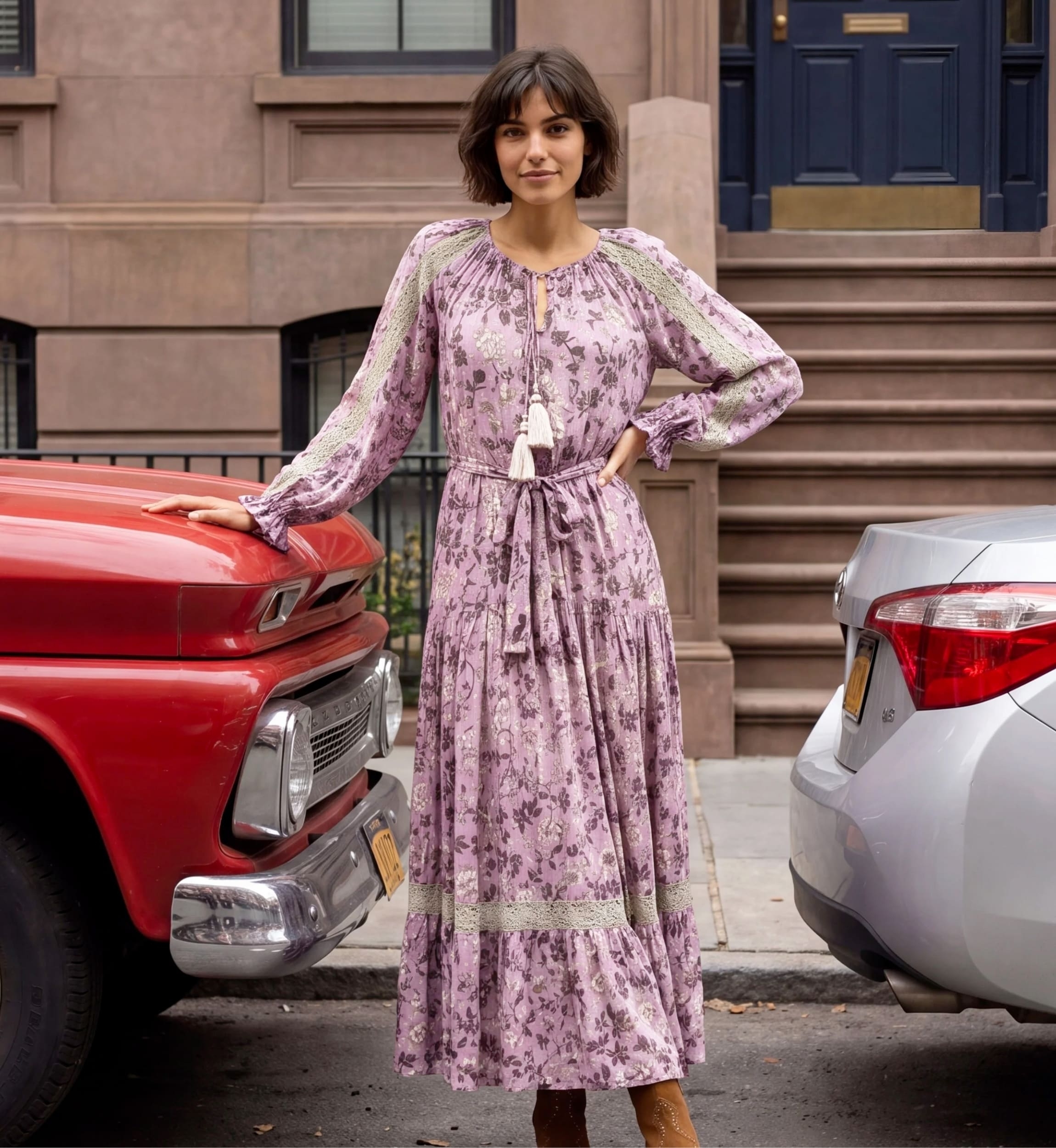 Miss June Paris, Robe Longue Capucine