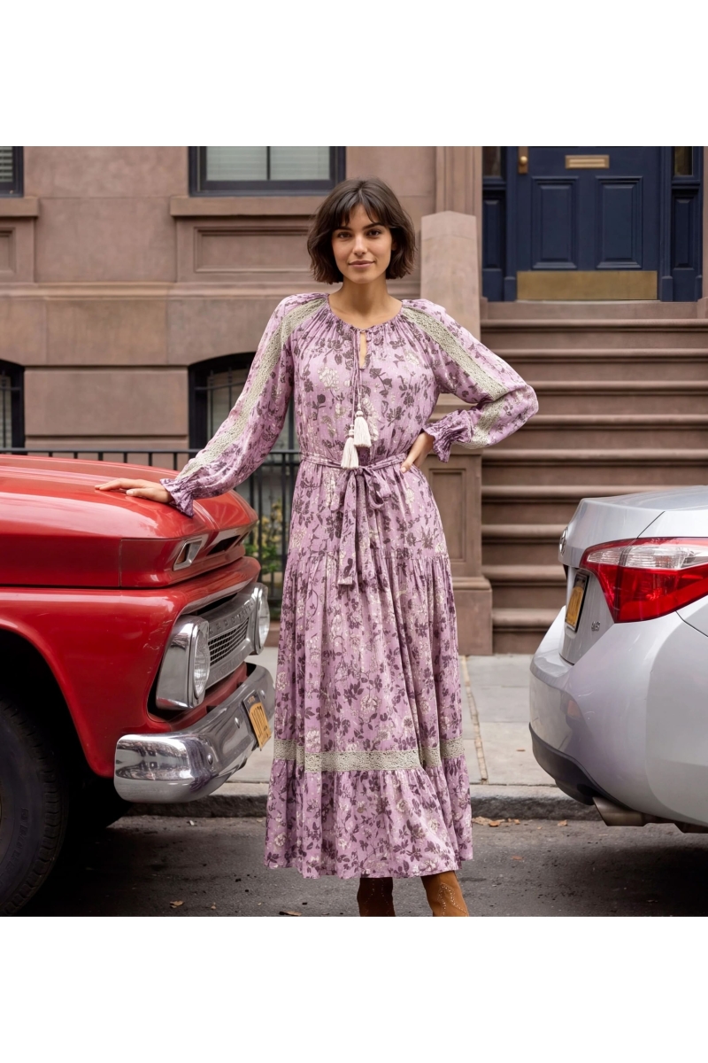 Miss June Paris, Robe Longue Capucine