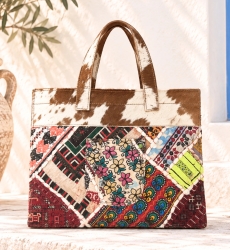 Patchwork Leather Bag | Boho Bag | Miss June Paris