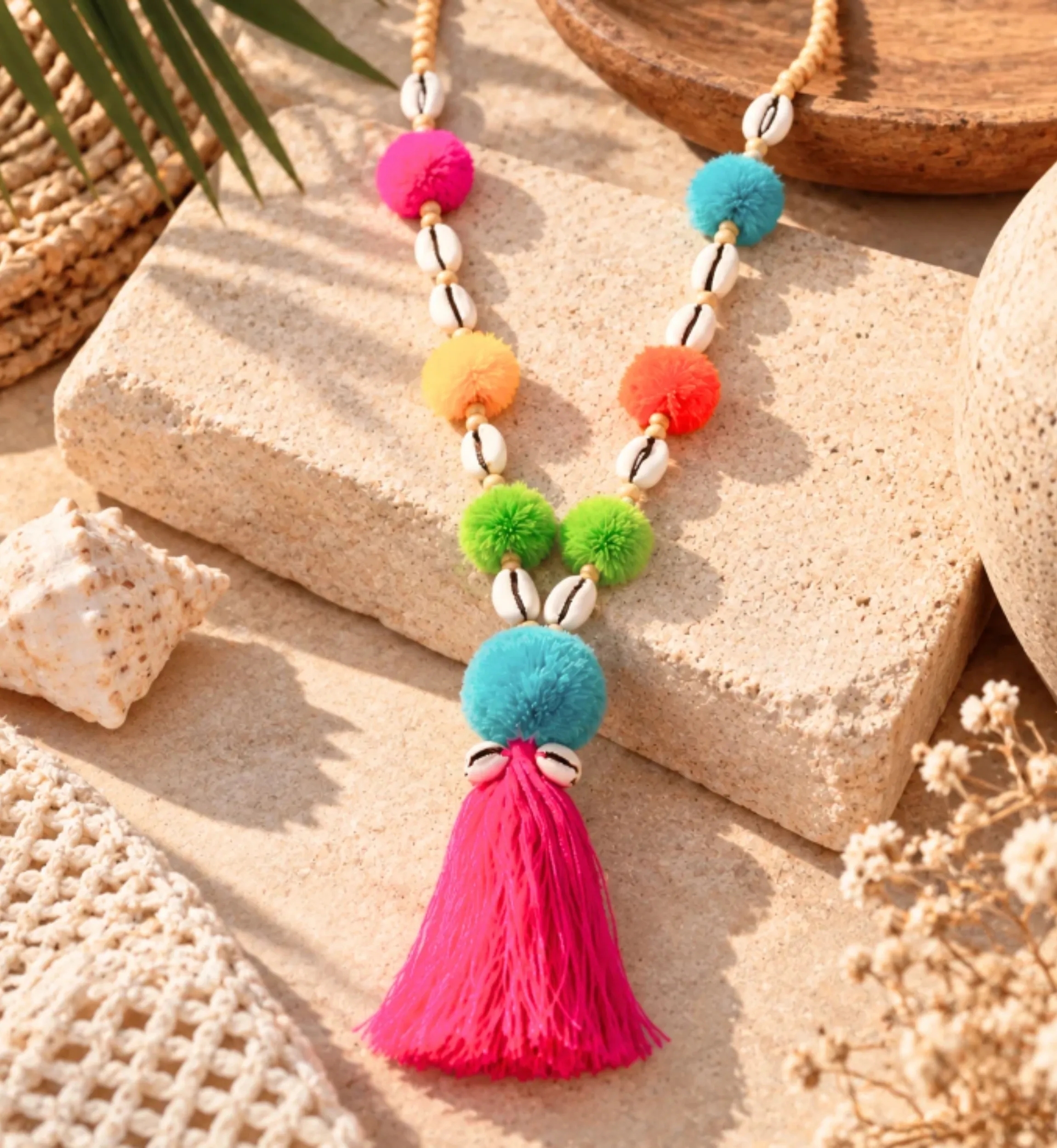 Collier Pompoms | Accessoires | Miss June Paris
