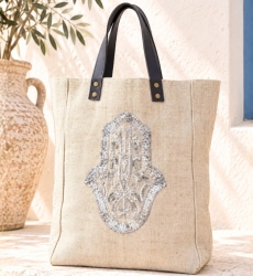 Cabas brodé Gypsy à main de Fatma | Miss June Paris