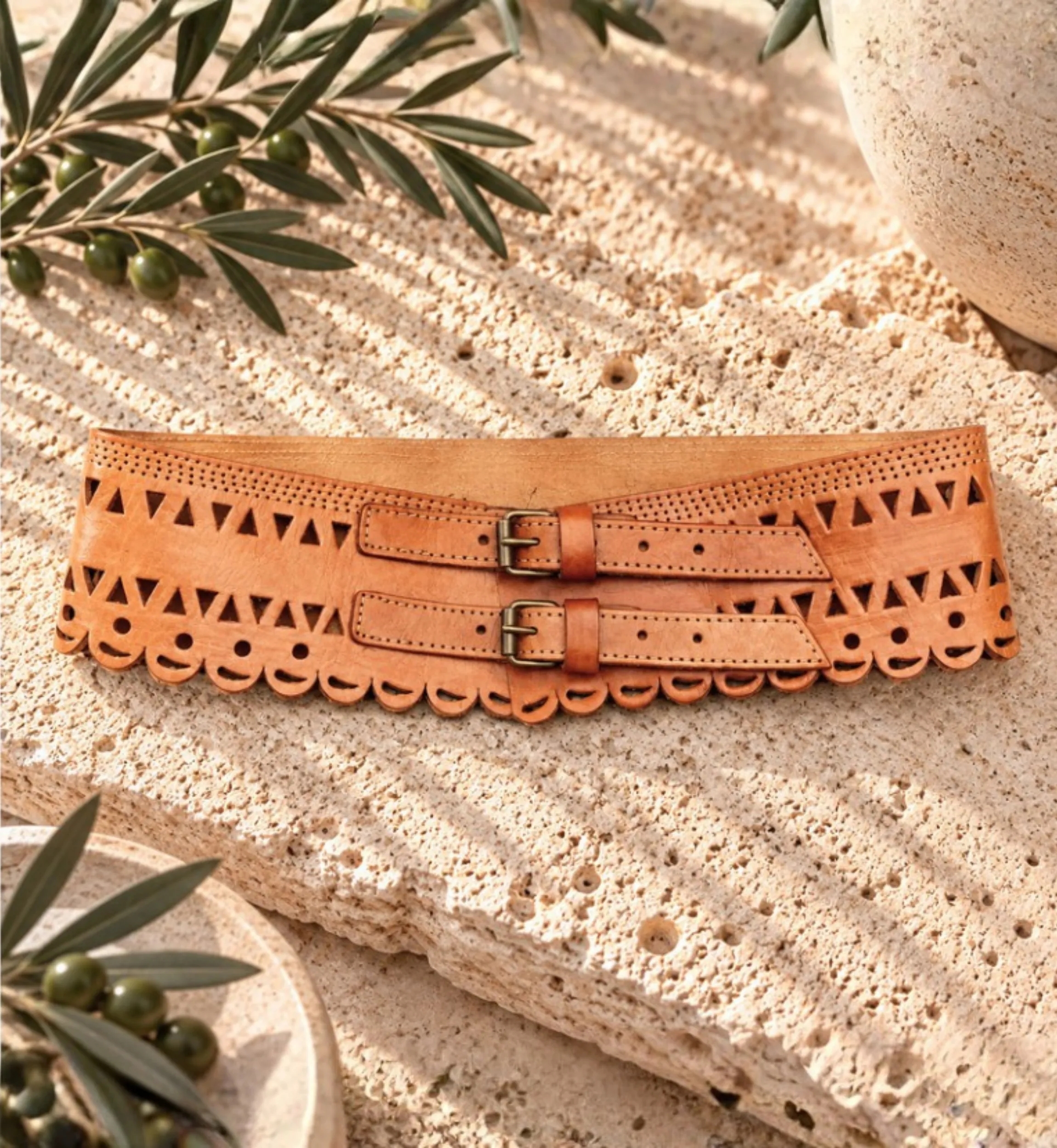 Ceinture Cuir Joan | Ceintures | Miss June Paris