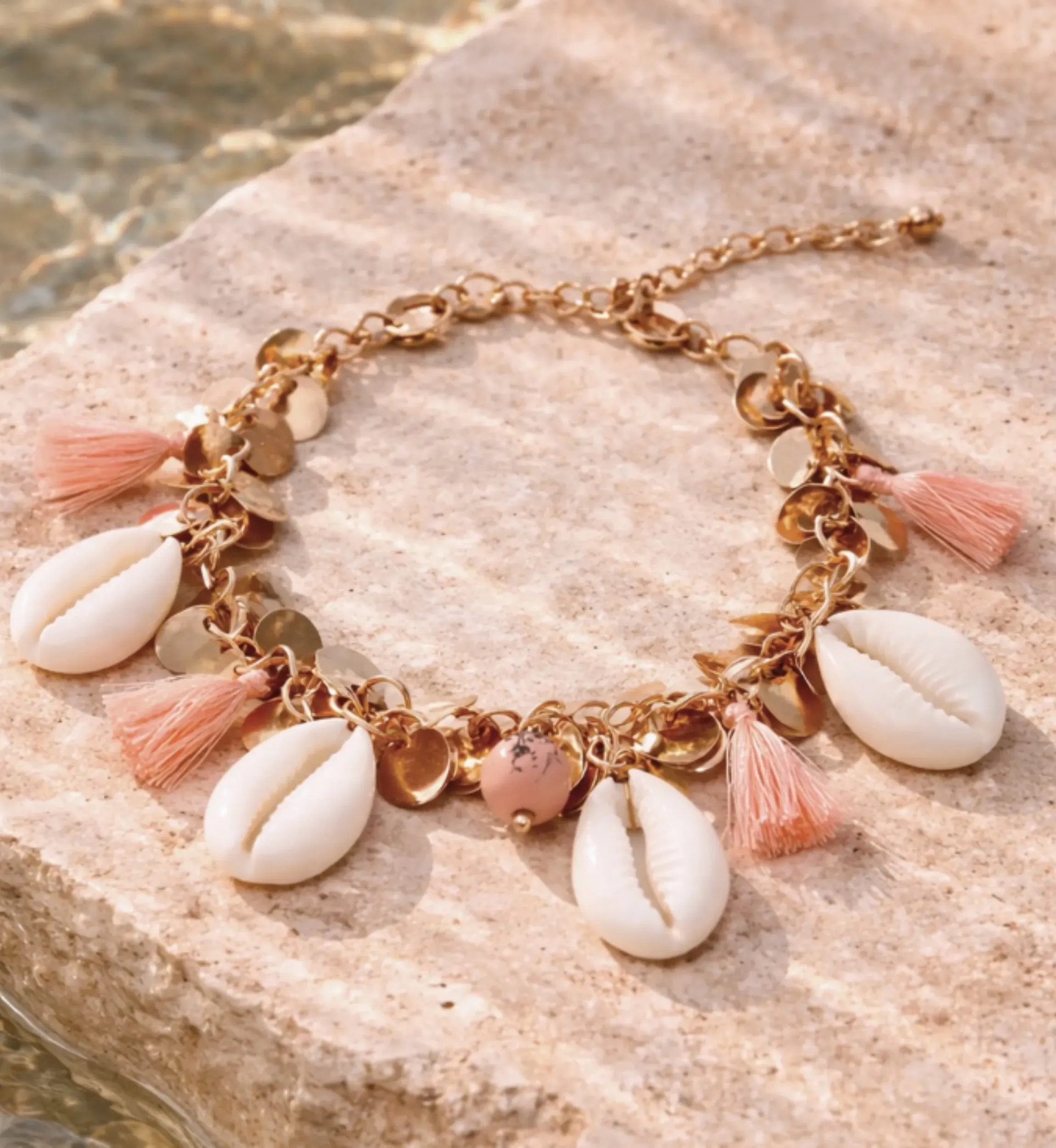 Silk Bracelet | Bohemian Shell Bracelet | Miss June