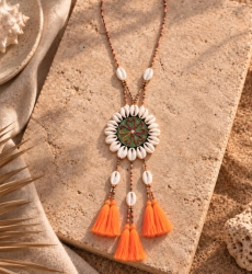 Collier Long Mokara | Sautoir Perles Bohème | Miss June