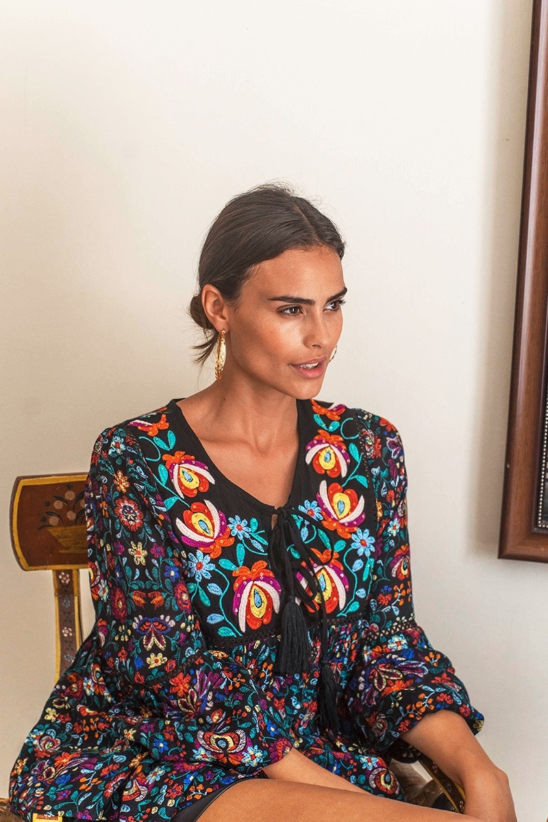blouse manche longue boheme TAMARA - Miss June