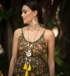 collier long fantaisie boheme LENA - Miss June