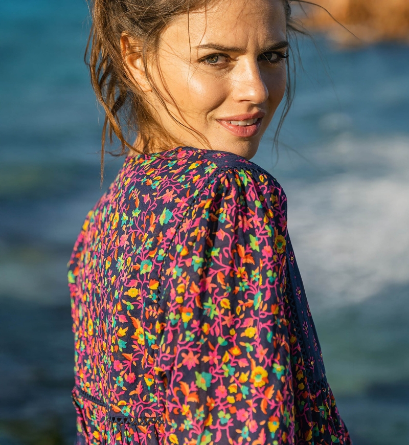 BUBBLES Blouse – Long Sleeve – Cotton Voile – Bohemian – Miss June Paris – 2