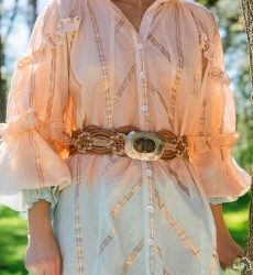 Leather belt LEA - Miss June Paris - 1