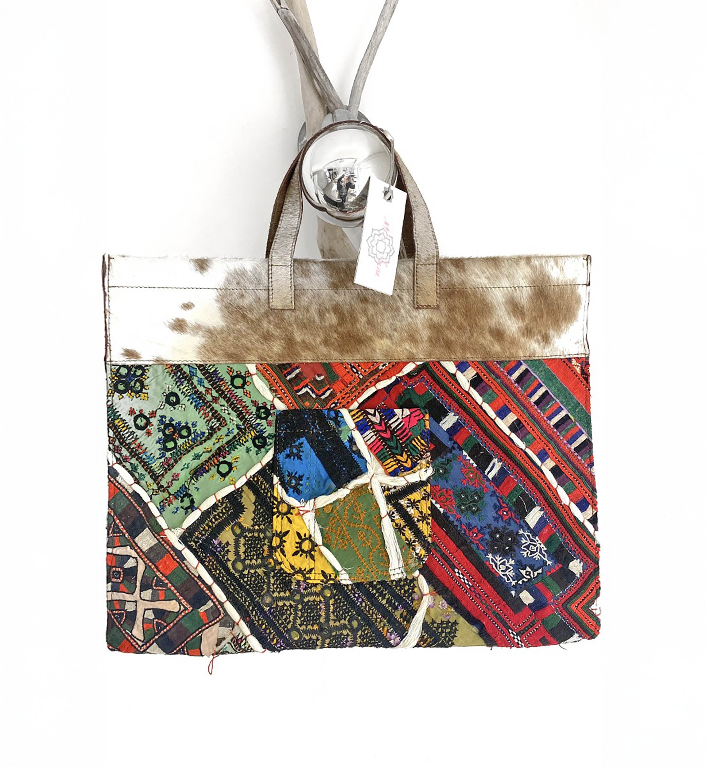 Bolso Patchwork Large – multicolor – 46x37 cm – fantasía bohemia – Miss June Paris – 1