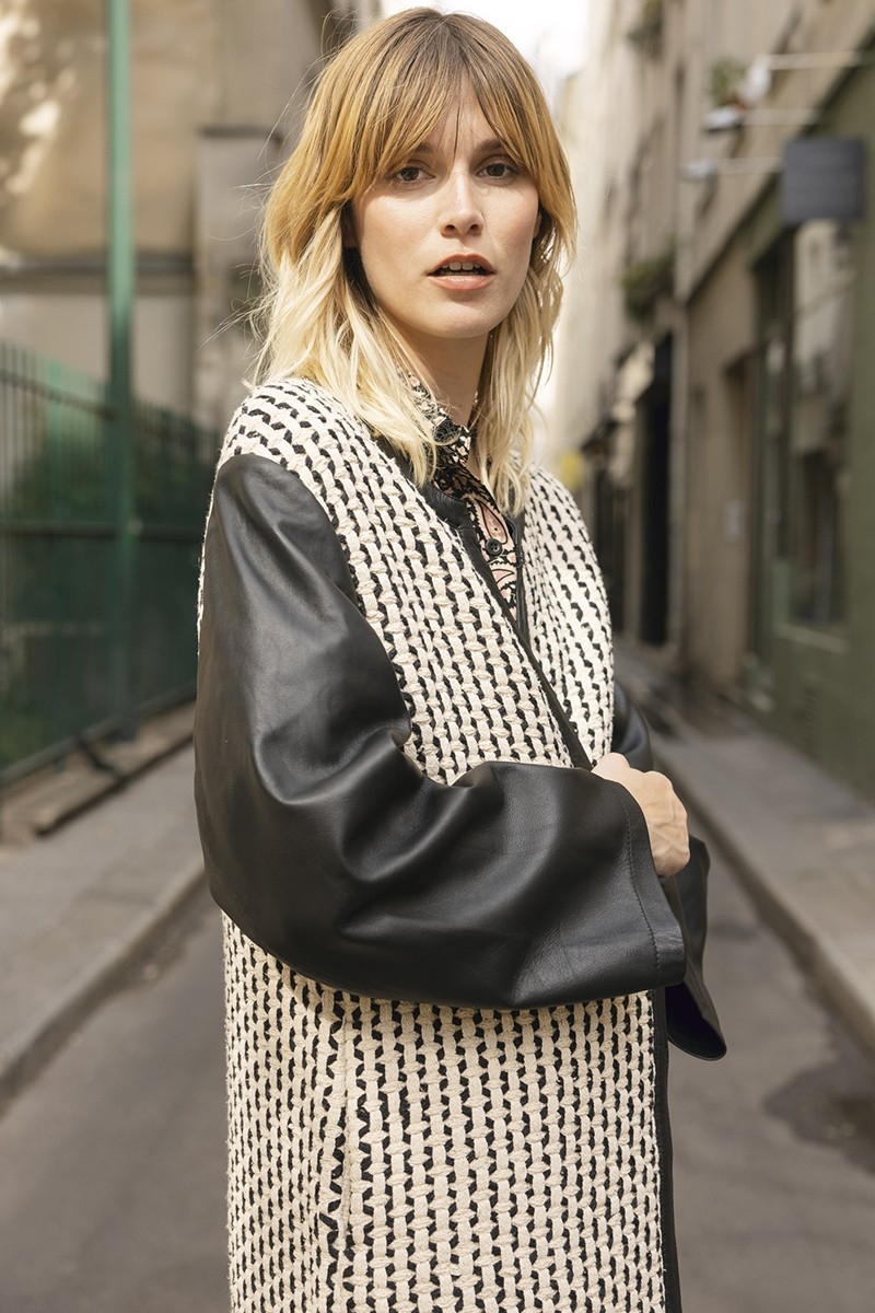 manteau long manche longue THELMA - Miss June