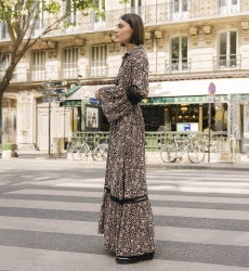 robe longue manche longue boheme VALENTINE - Miss June