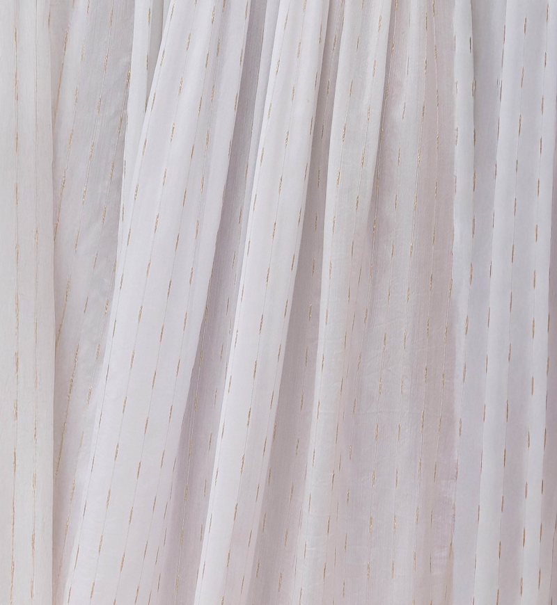 Robe Longue Angie - blanche - manches longues - col V - bohème - ceinture ajourtable - Miss June Paris - 6