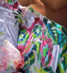 Long Sleeve Top Gin – mauve – floral print – bohemian – Miss June Paris – 6