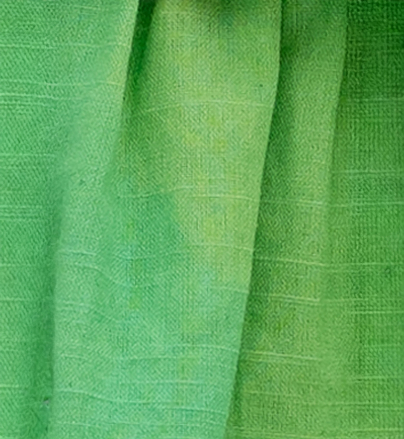 Falda Lelya – verde/agua – detalles bordados – estilo fruncido – estampado tie-dye – bohemio – Miss June Paris – 6