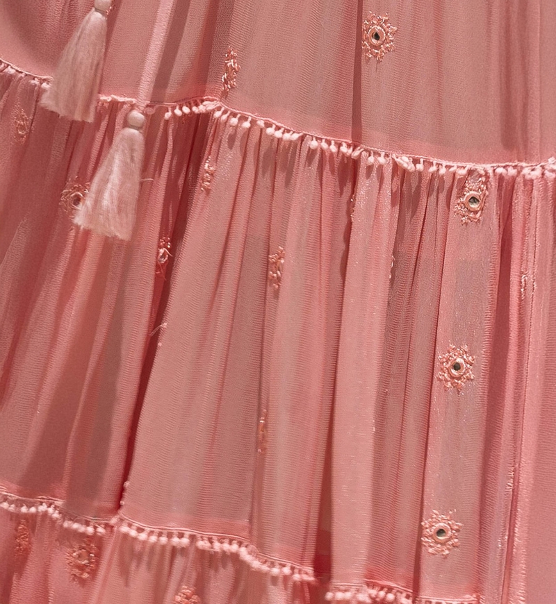 robe longue boheme rose KATE - Miss June